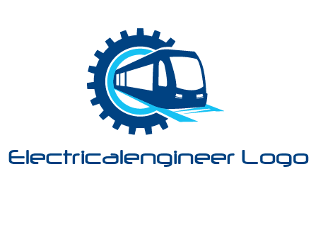 gear round subway train logo