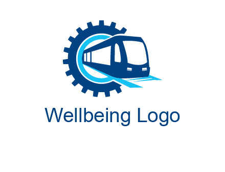 gear round subway train logo