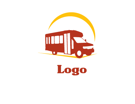 semi-circle and school bus logo
