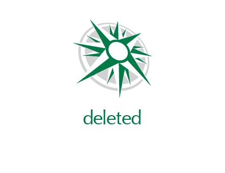 compass star and circle logo