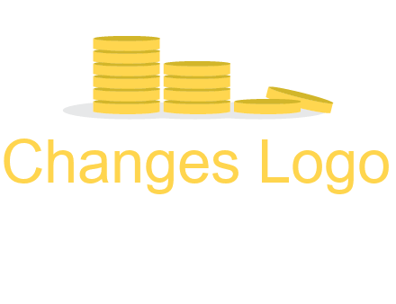 stacks of coins accounting logo