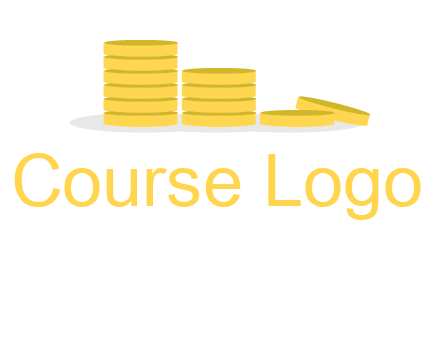 stacks of coins accounting logo