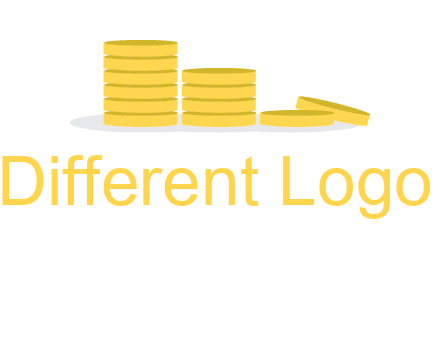 stacks of coins accounting logo