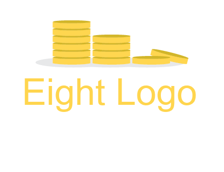 stacks of coins accounting logo