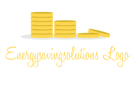 stacks of coins accounting logo