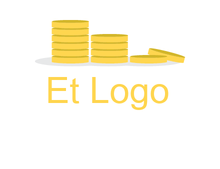 stacks of coins accounting logo