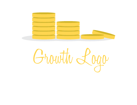 stacks of coins accounting logo