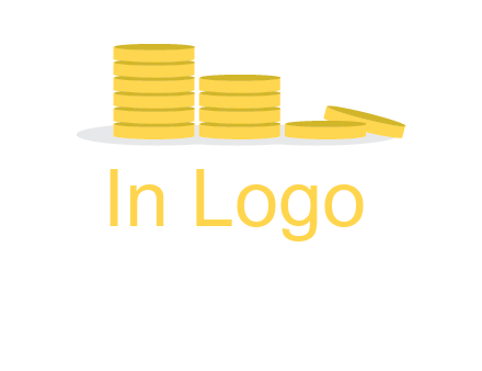 stacks of coins accounting logo