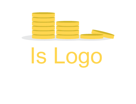 stacks of coins accounting logo