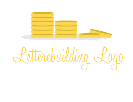 stacks of coins accounting logo