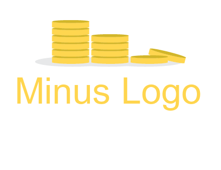 stacks of coins accounting logo