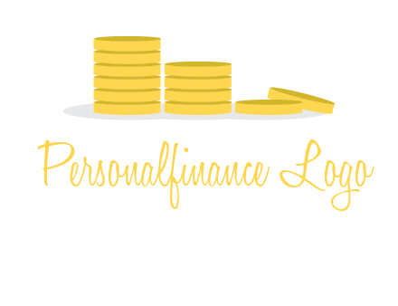 stacks of coins accounting logo