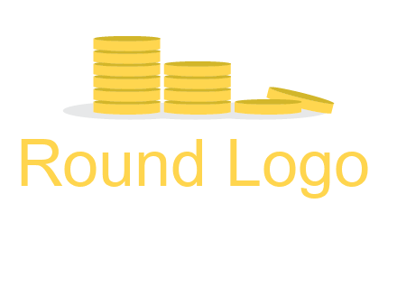 stacks of coins accounting logo