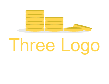 stacks of coins accounting logo