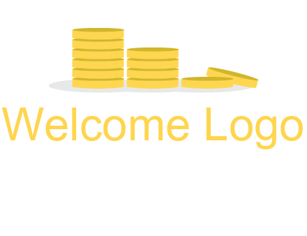 stacks of coins accounting logo