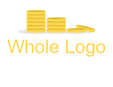 stacks of coins accounting logo