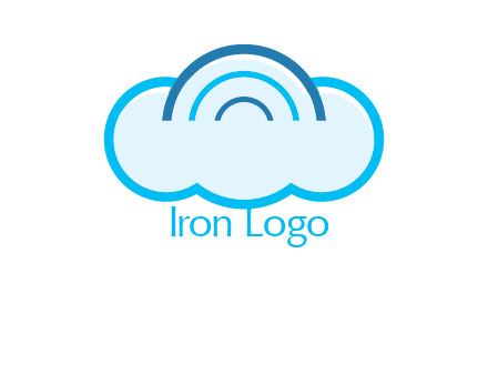 signals on cloud computing logo