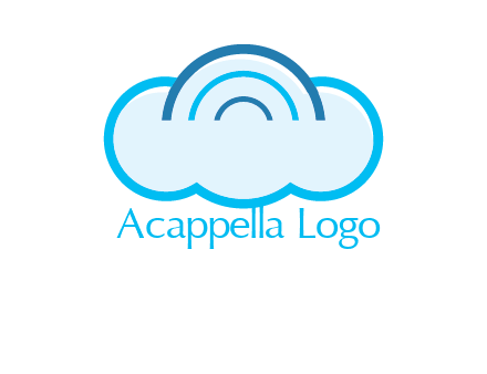 signals on cloud computing logo