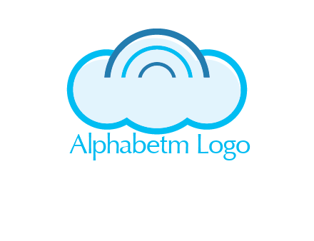 signals on cloud computing logo