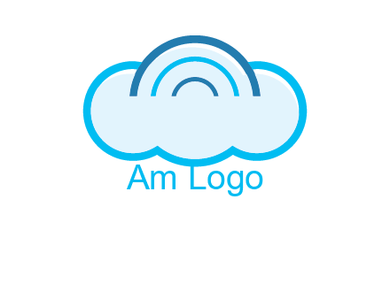 signals on cloud computing logo