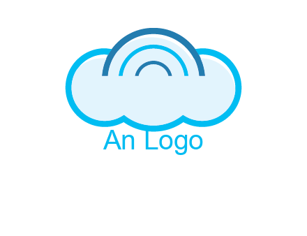 signals on cloud computing logo
