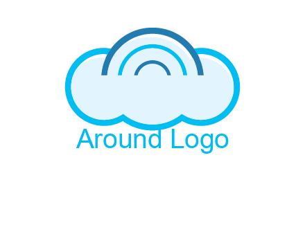 signals on cloud computing logo