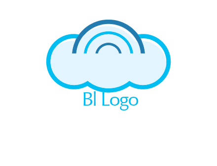 signals on cloud computing logo