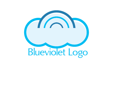 signals on cloud computing logo