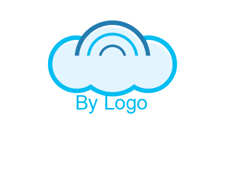 signals on cloud computing logo
