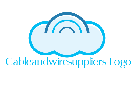 signals on cloud computing logo