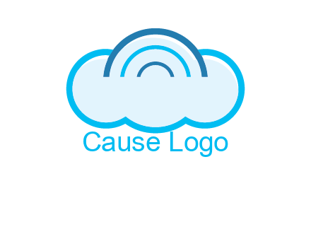 signals on cloud computing logo