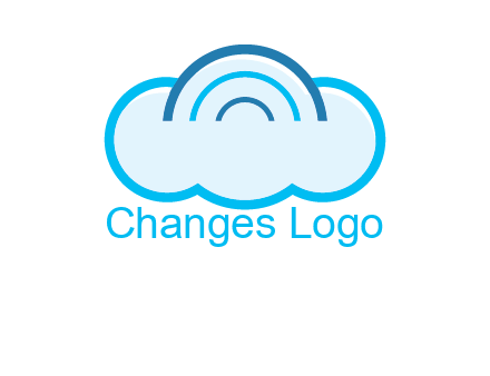 signals on cloud computing logo