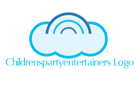 signals on cloud computing logo