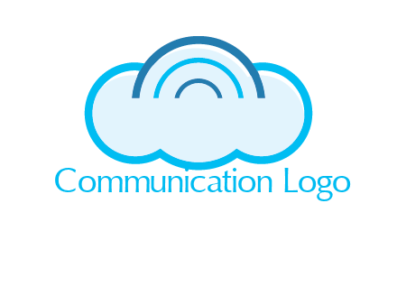 signals on cloud computing logo