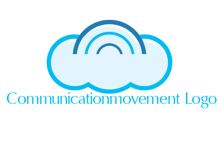 signals on cloud computing logo