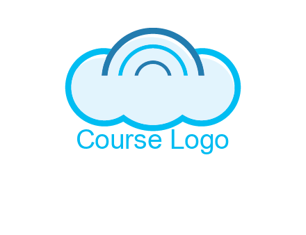signals on cloud computing logo