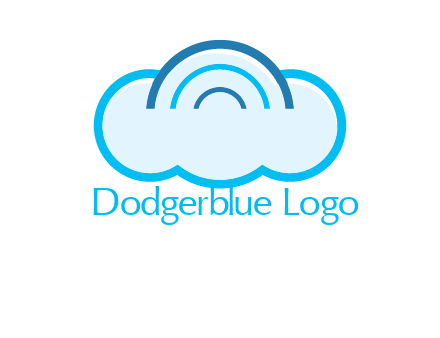 signals on cloud computing logo