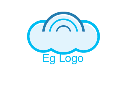 signals on cloud computing logo