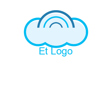 signals on cloud computing logo