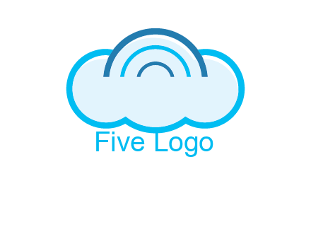 signals on cloud computing logo