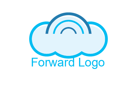 signals on cloud computing logo