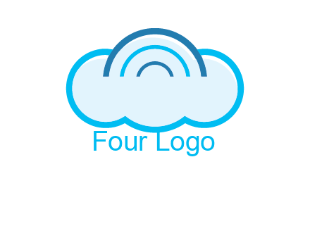 signals on cloud computing logo