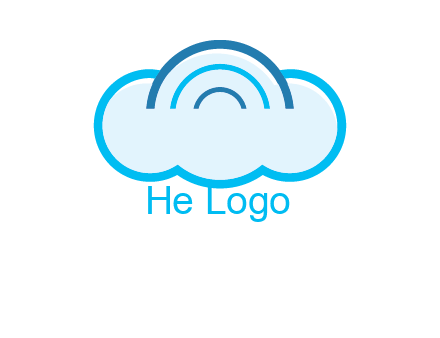 signals on cloud computing logo