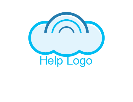 signals on cloud computing logo
