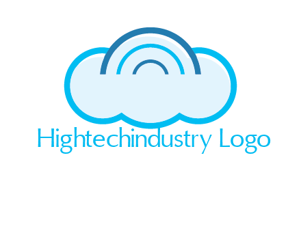 signals on cloud computing logo