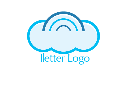 signals on cloud computing logo