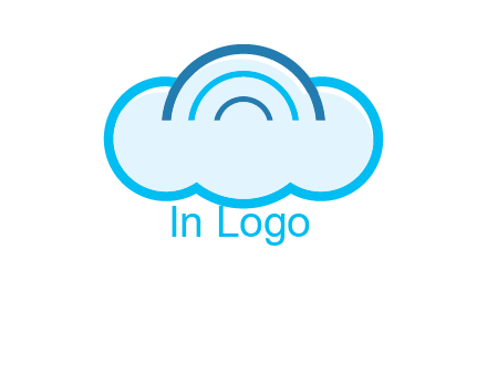 signals on cloud computing logo
