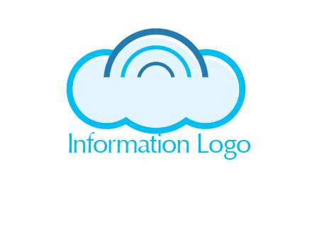 signals on cloud computing logo
