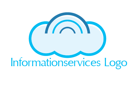 signals on cloud computing logo