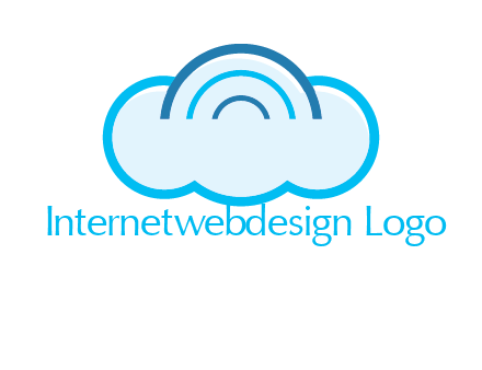 signals on cloud computing logo